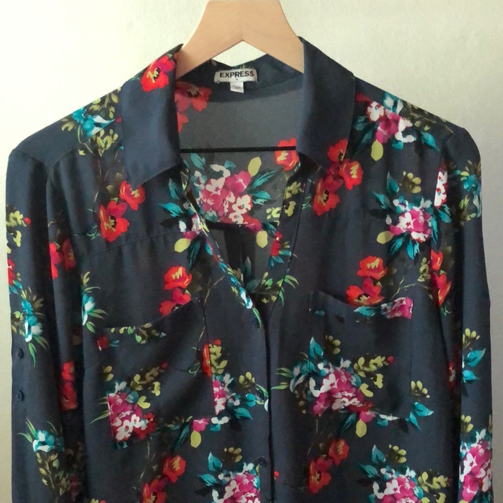 FLORAL Portofino Blouse